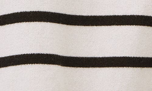 Mango Teen Stripe Cotton Blend Sweater In White