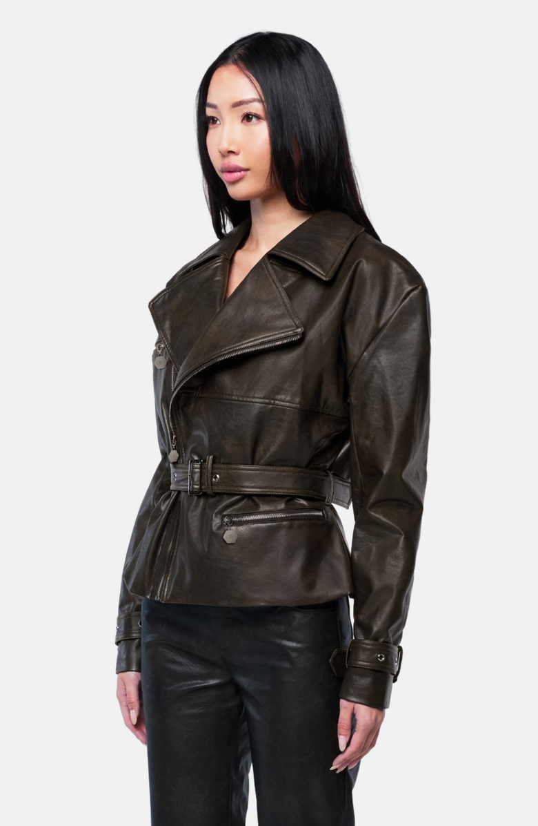 OW Collection DAPHNE Jacket, Alternate, color, Black