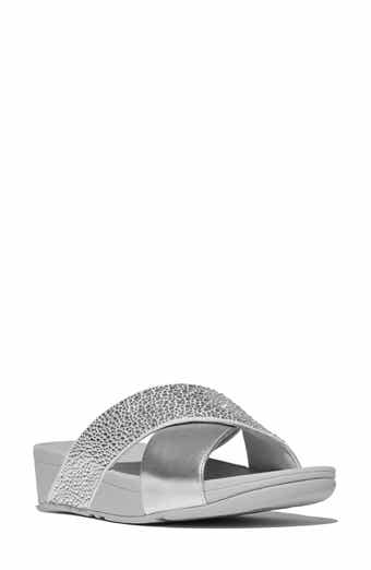 FitFlop Lulu Crystal Embellished Slide Sandal