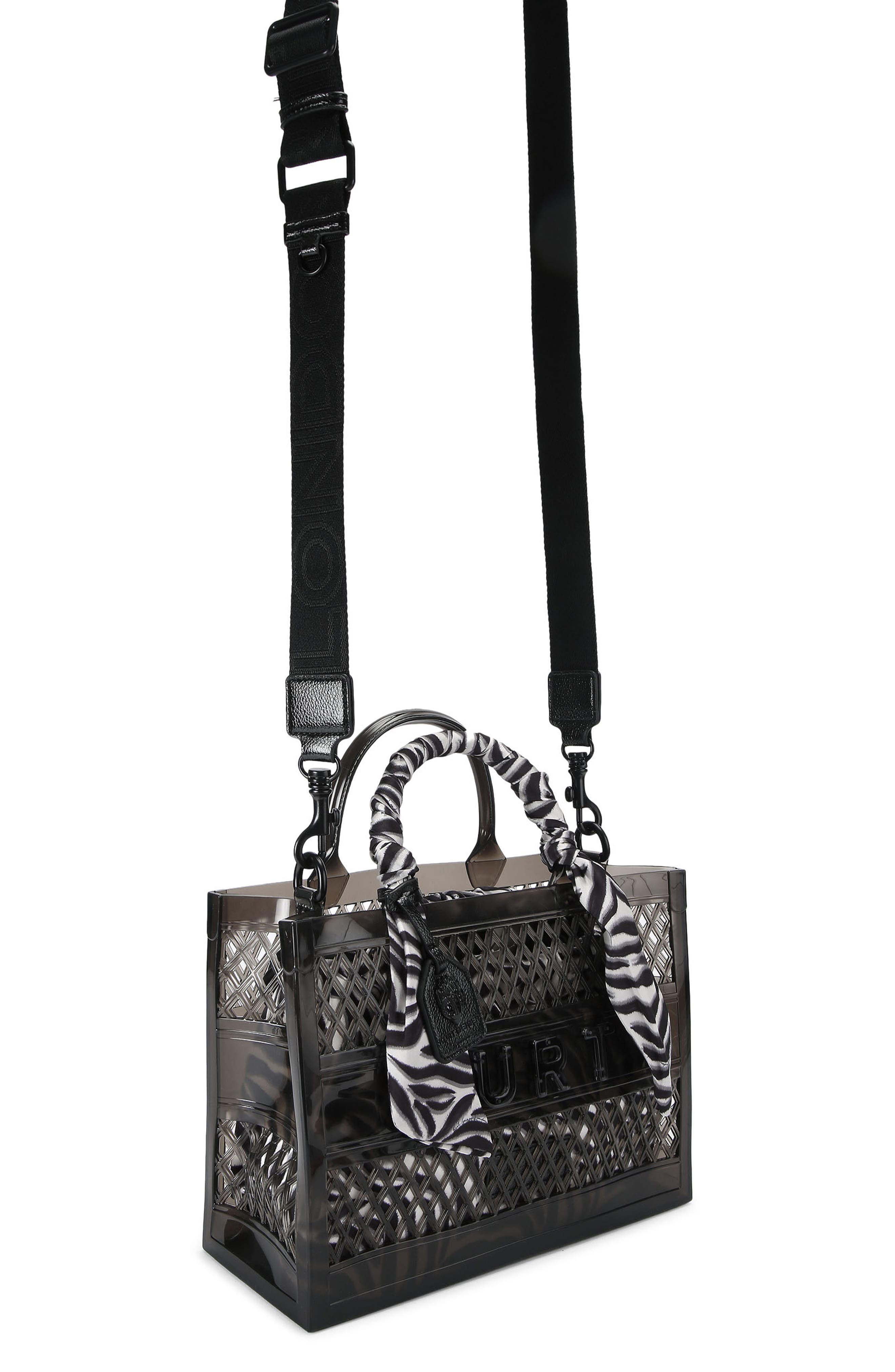 Kurt Geiger London Small Jelly Tote Bag, Alternate, color, Black