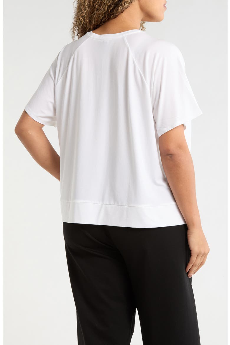 Short Raglan Sleeve Crewneck T-Shirt, Alternate, color, WHITE