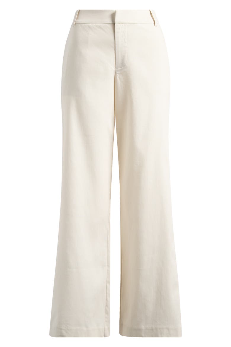 Tencel Lyocell Blend Wide Leg Pants, Alternate, color, LINO