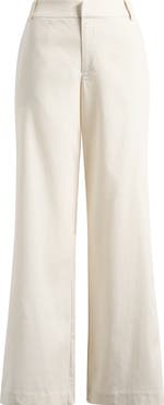 Good American Tencel Lyocell Blend Wide Leg Pants
