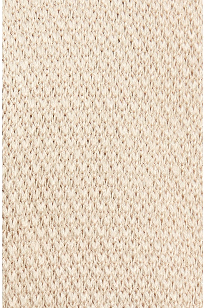 Oasi Linen Knit Tie, Alternate, color, BEIGE