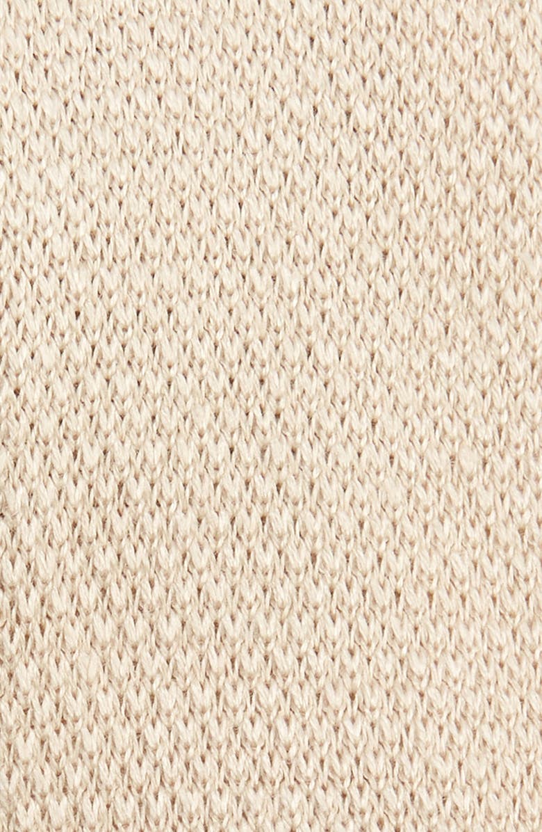 ZEGNA TIES Oasi Linen Knit Tie, Alternate, color, Beige