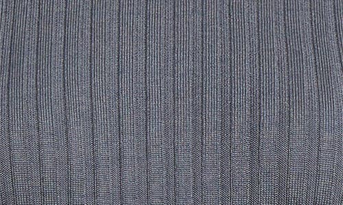 Vince Wool & Silk Blend Rib Sweater In Lake Stone