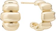 ATHRA LUXE Graduated Oval Hoop Earrings