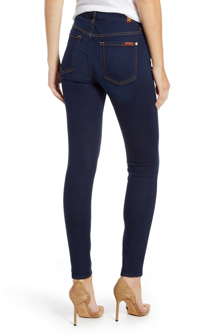 Slim Illusion High Waist Ankle Skinny Jeans, Alternate, color, SLIM ILLUSION TRIED AND TRUE