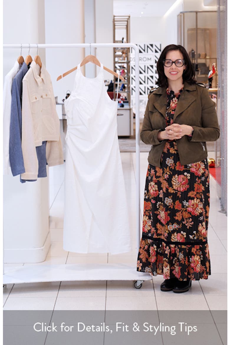 Sylvie Halter Neck Linen Blend Dress video