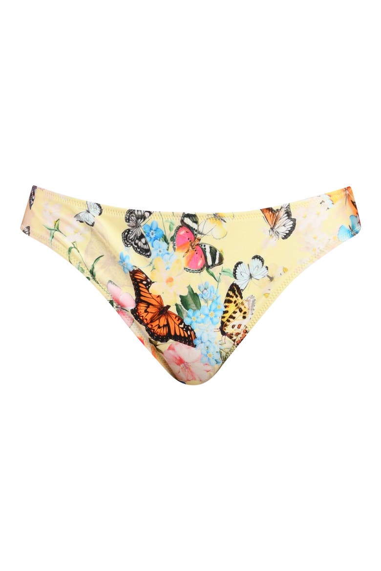 Nicole Garden Bikini Bottoms, Alternate, color, YELLOW MULTI