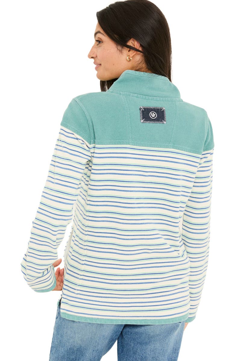 FatFace Stripe Sweatshirt, Alternate, color, 