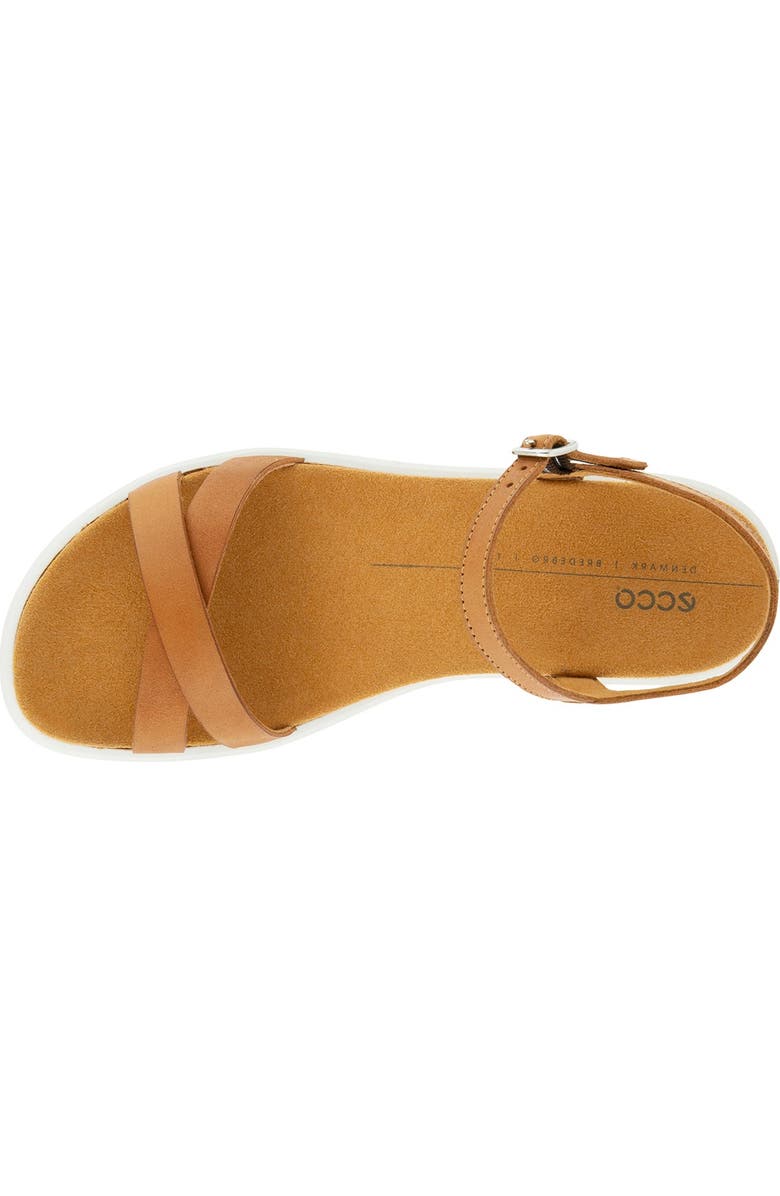 ECCO Yuma Ankle Strap Sandal, Alternate, color, 02021Lion