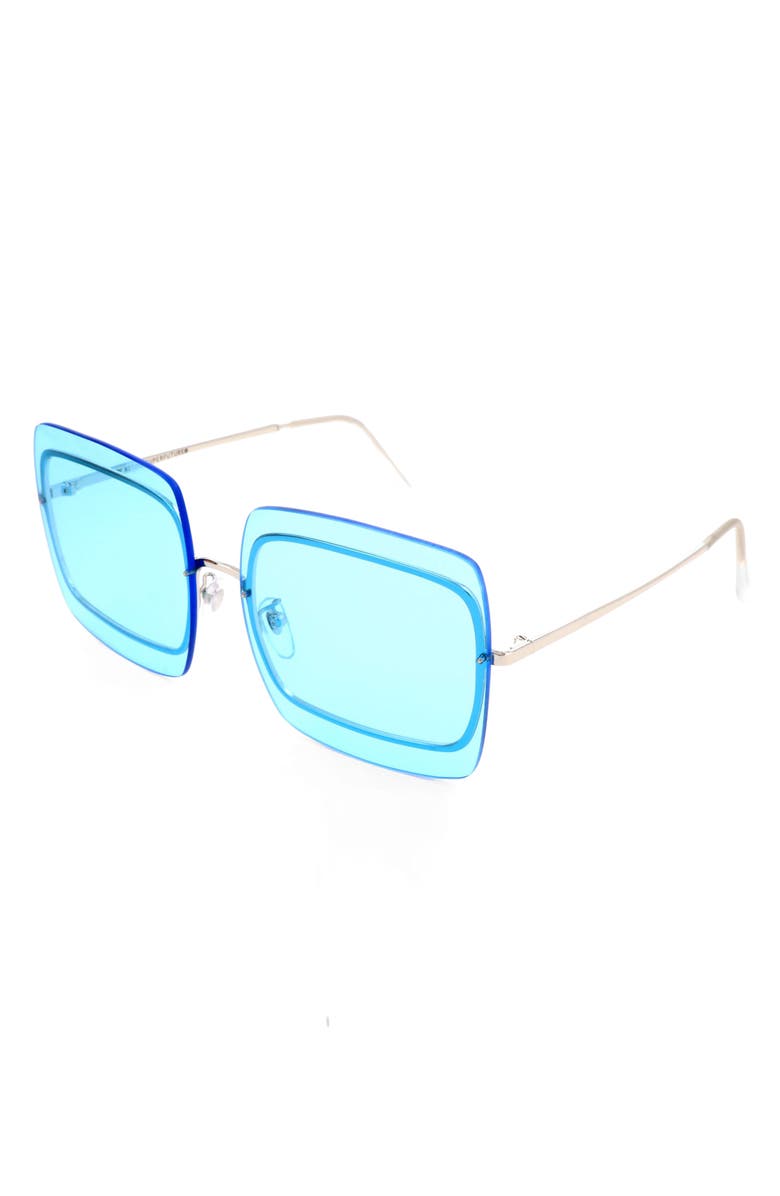 SUPER by RETROSUPERFUTURE<sup>®</sup> 52mm Square Sunglasses, Alternate, color, Blue
