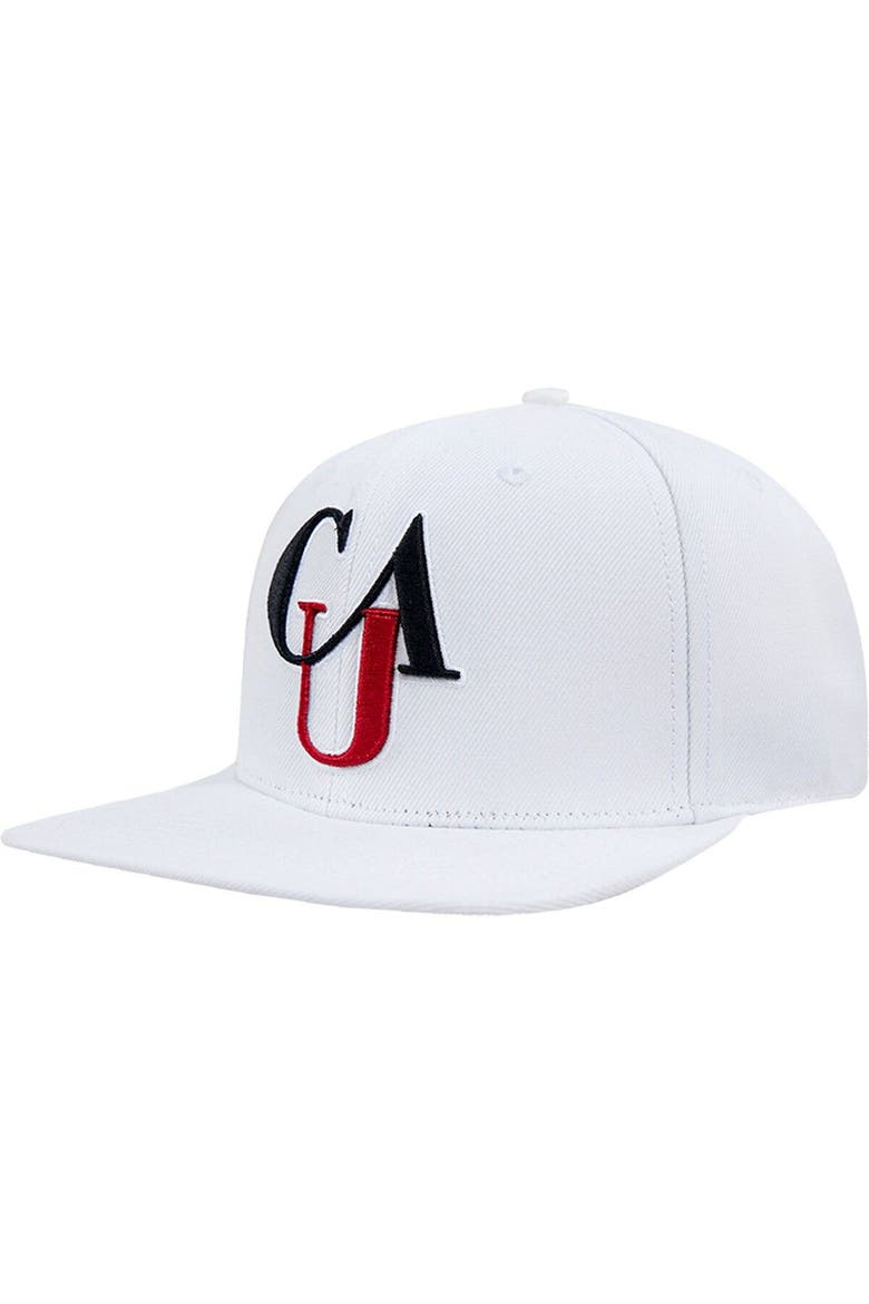 Men's Pro Standard White Clark Atlanta University Panthers  Evergreen Wool Snapback Hat, Alternate, color, White