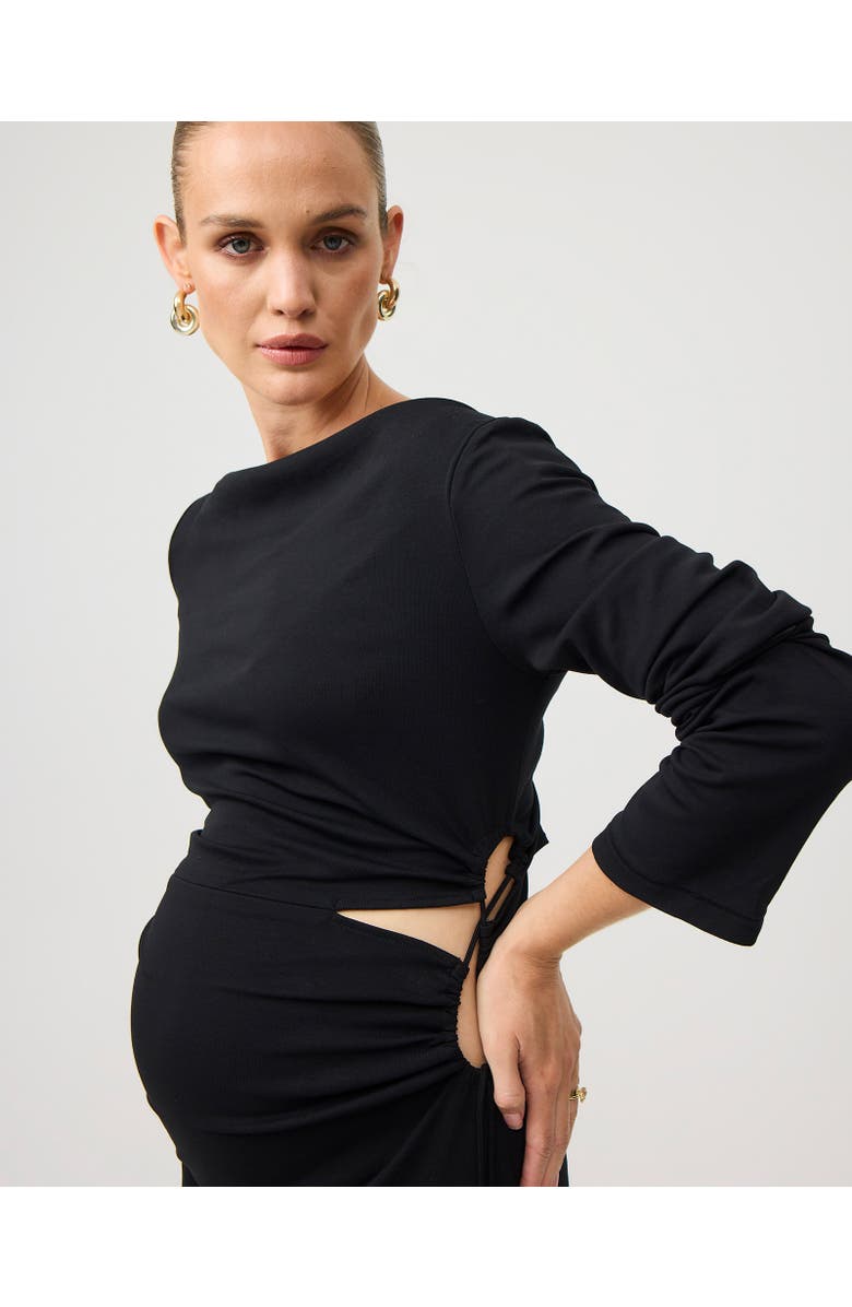 Portier Aura Dress, Alternate, color, Black