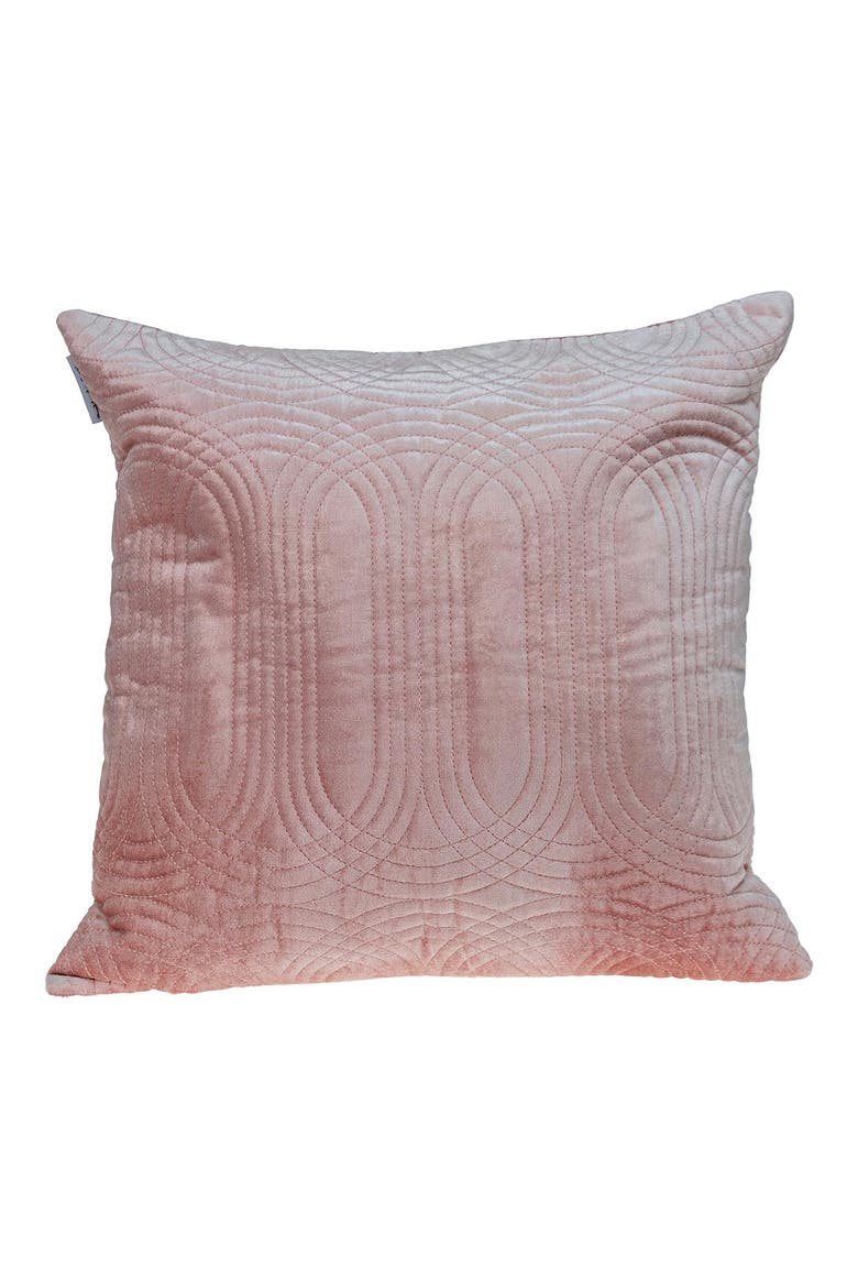 Iphis Topstitched Throw Pillow, Main, color, PINK