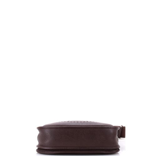 Pre-owned Hermes Hermes Evelyne Bag Gen Iii Clemence Pm In Brown