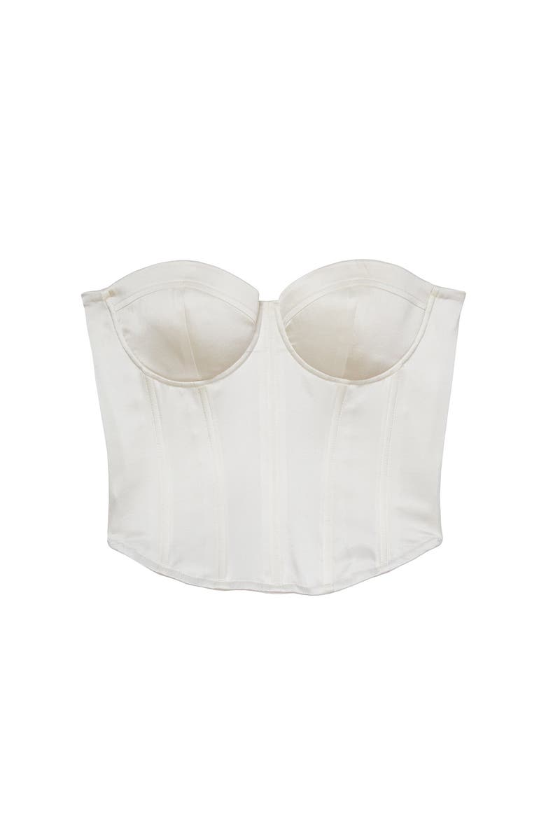 Hamptons Bustier, Alternate, color, Ivory