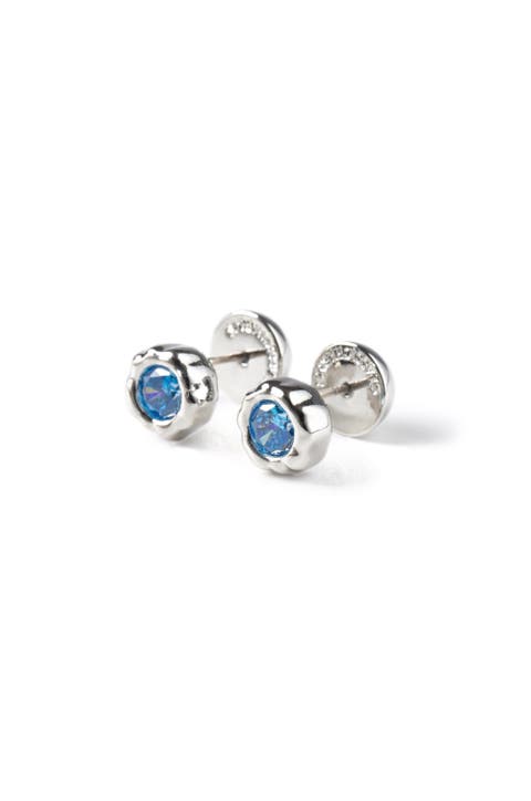 Skyler Molten Cubic Zirconia Stud Earrings