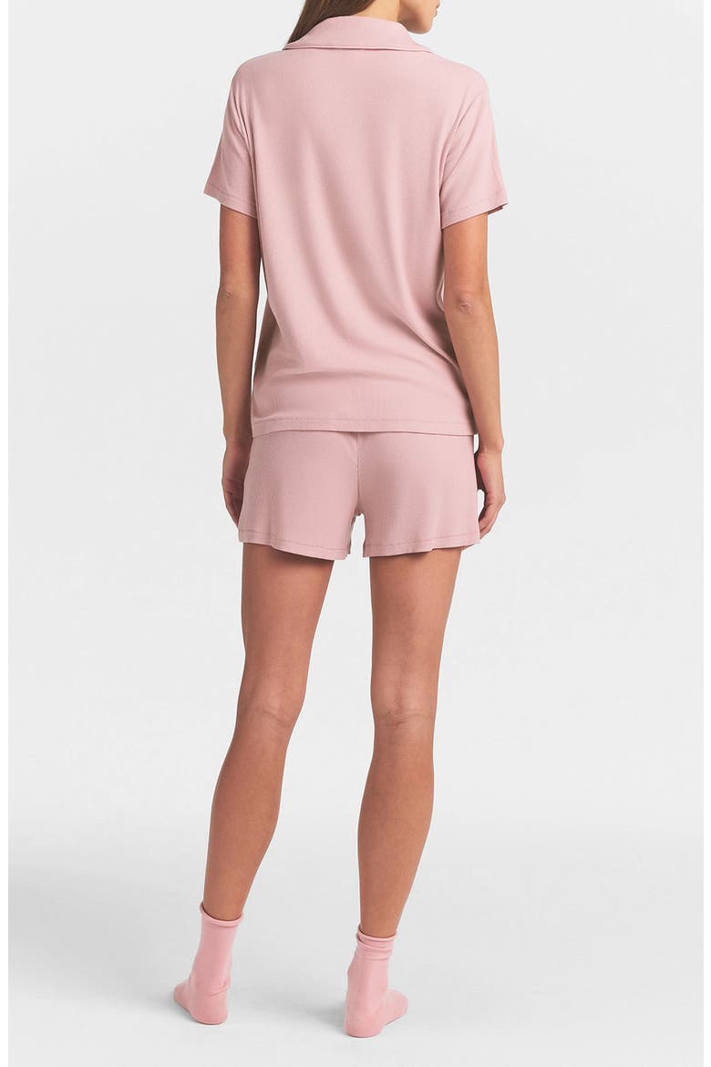 Soft Lounge Shortie Pajamas, Alternate, color, MORGANITE