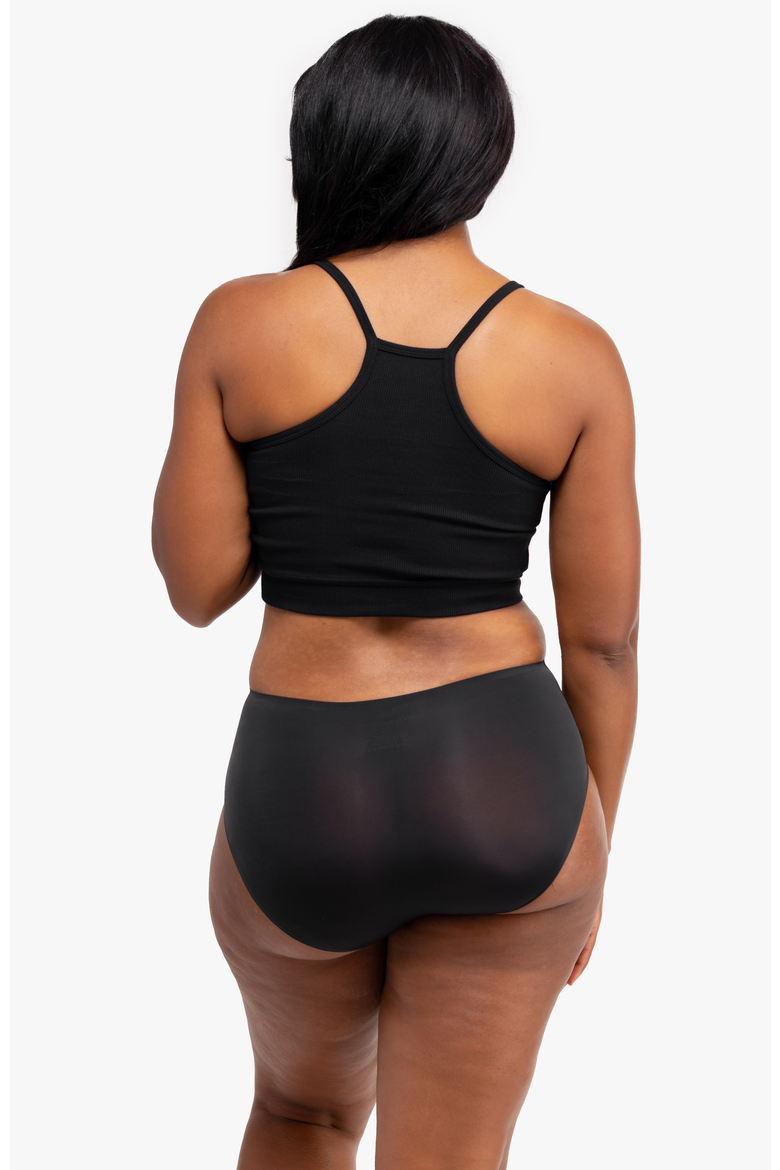 No Brainer Seamless Briefs, Alternate, color, Tap Shoe Black
