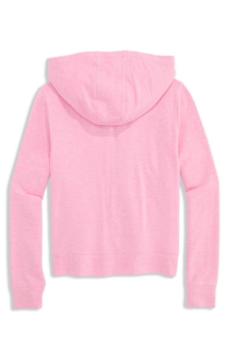 vineyard vines Kids' Dreamcloth Full Zip Hoodie, Alternate, color, Bahama Breeze Heather