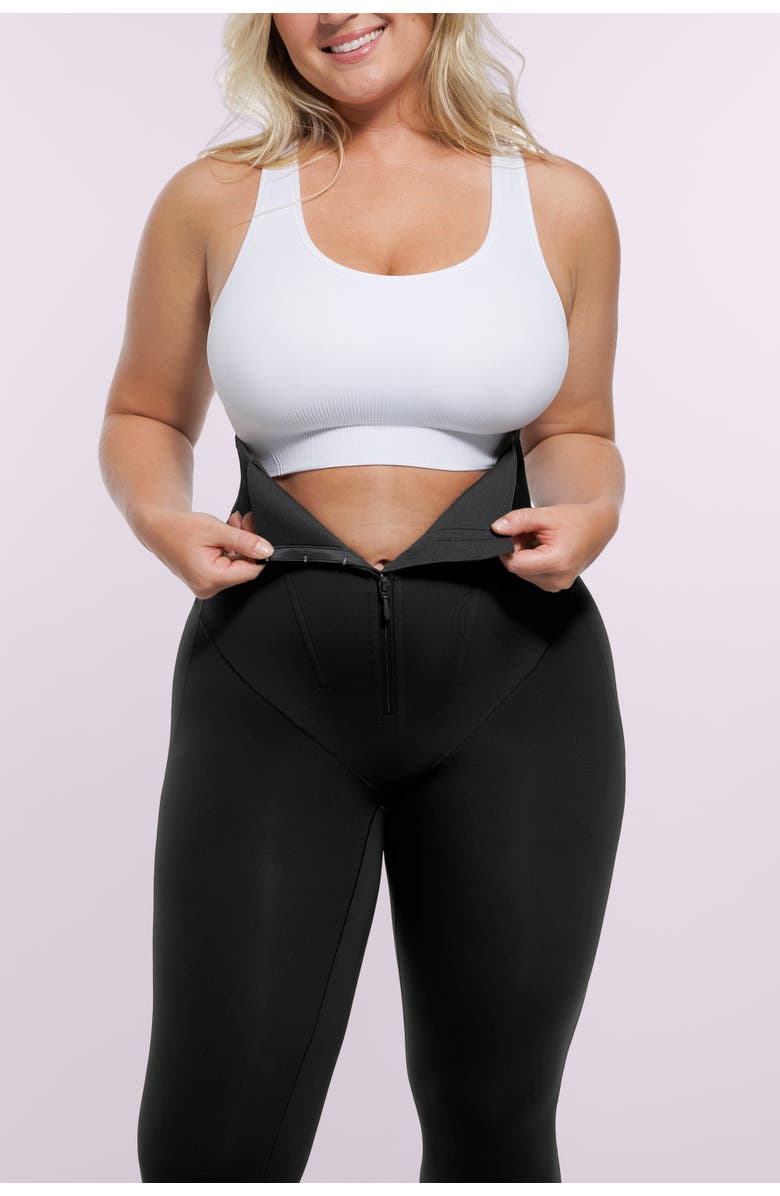 Shapellx Bare Essentials AirSlim High-Waisted Full-Length Shaping Leggings, Alternate, color, Black