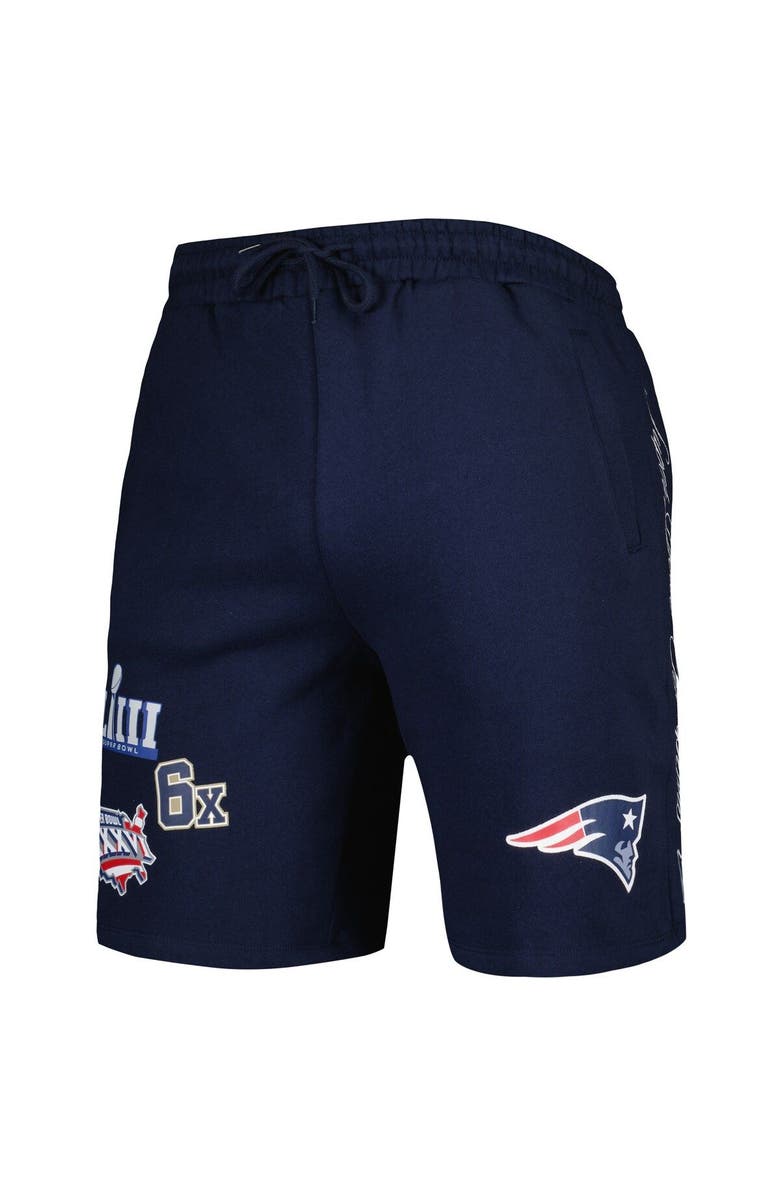 New Era Men's New Era Navy New England Patriots Historic Champs Shorts, Alternate, color, Navy