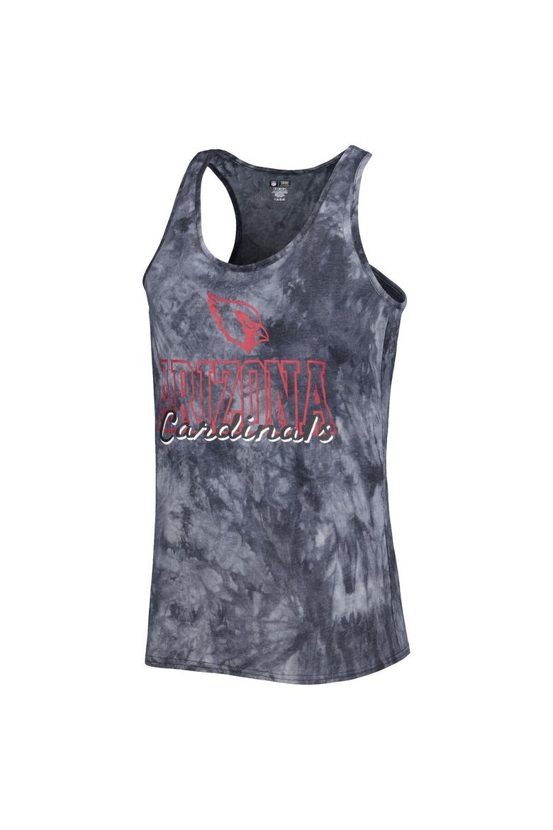 Women's Concepts Sport Charcoal Arizona Cardinals Billboard Scoop Neck Racerback Tank and Shorts Sleep Set, Alternate, color, Charcoal