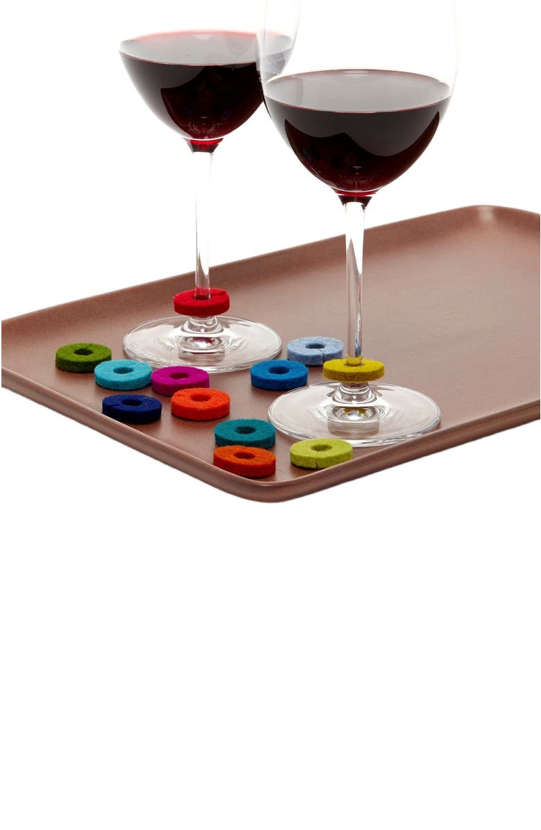 Graf Lantz Wine-O's Merino Wool Round Wine Markers, Alternate, color, Autumn