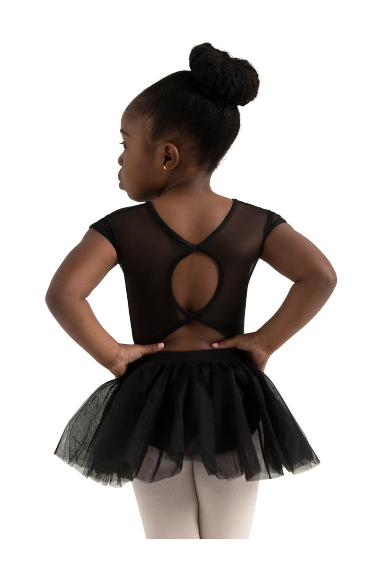 Keyhole Back Tutu Dress, Alternate, color, Black