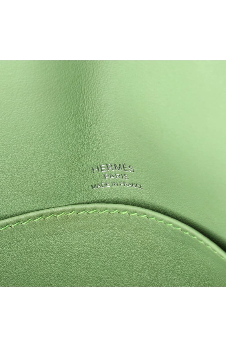 Pre-Owned Hermes Geta Bag Chevre Mysore, Alternate, color, Vert Criquet