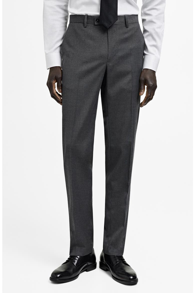 Milan Slim Fit Suit Pants, Main, color, GREY