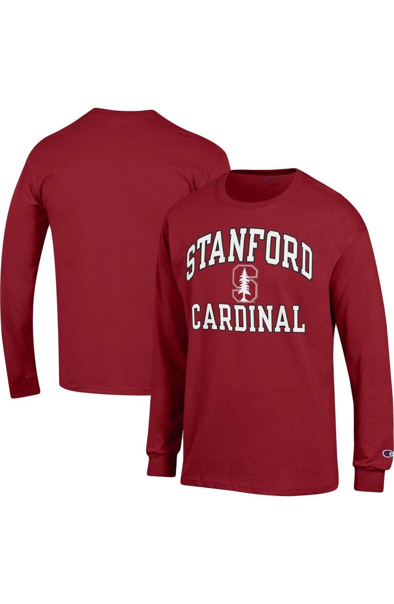 Champion Men's Champion Cardinal Stanford Cardinal High Motor Long Sleeve T-Shirt, Main, color, Cardinal