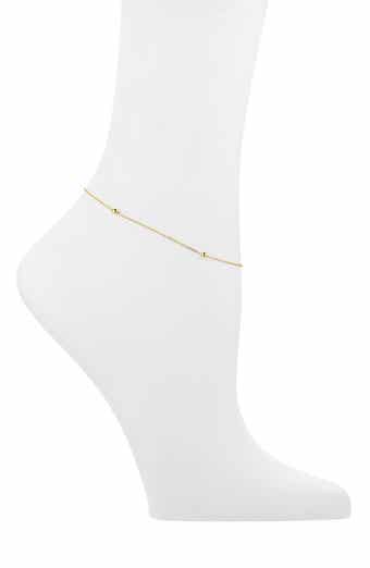 Stationed Bead Anklet