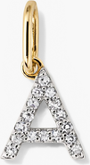 MEJURI Diamond Letter Charm