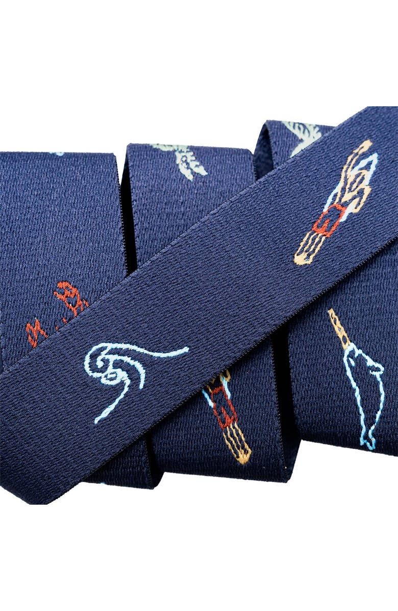 ARCADE Save The Waves Belt, Alternate, color, Navy