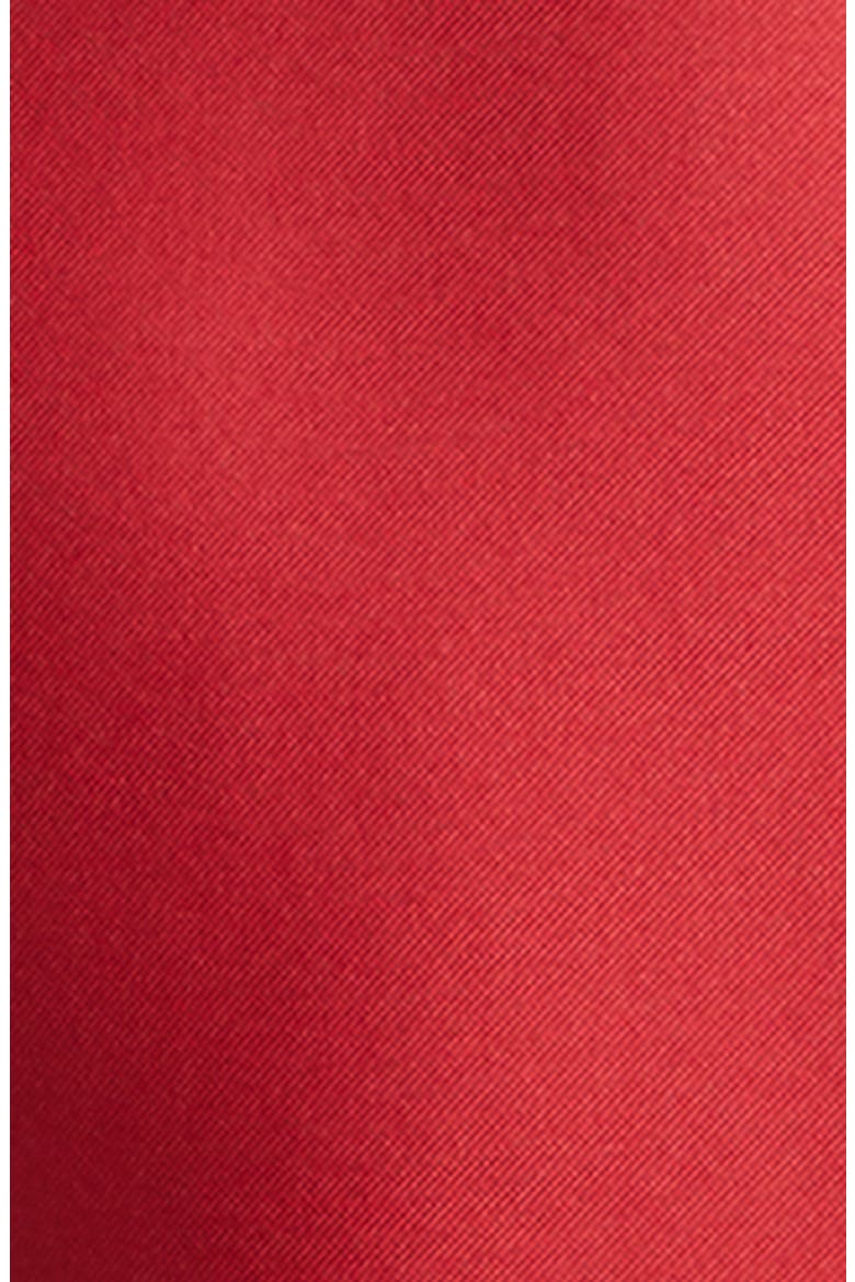 Martini Fit Embroidered Crest Silk Twill Button-Up Shirt, Alternate, color, R0012 ROSSO SCURO