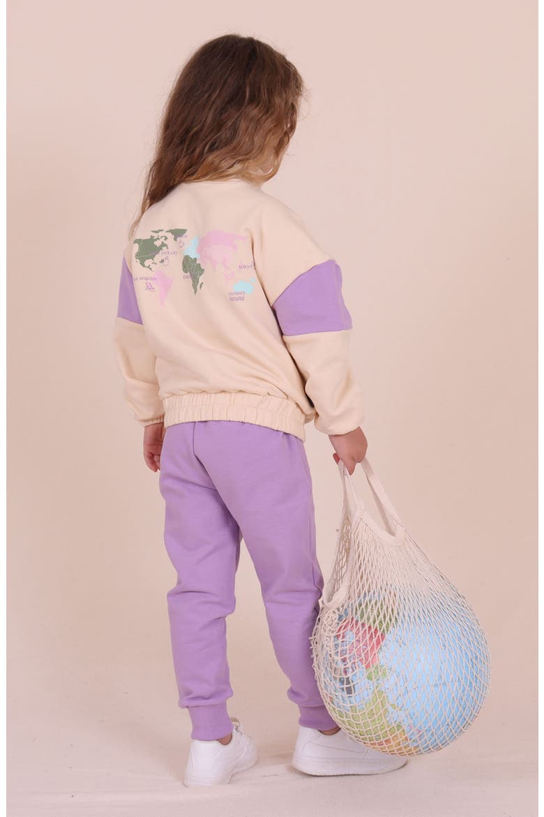 Kids' Core Cotton Joggers, Alternate, color, LILAC