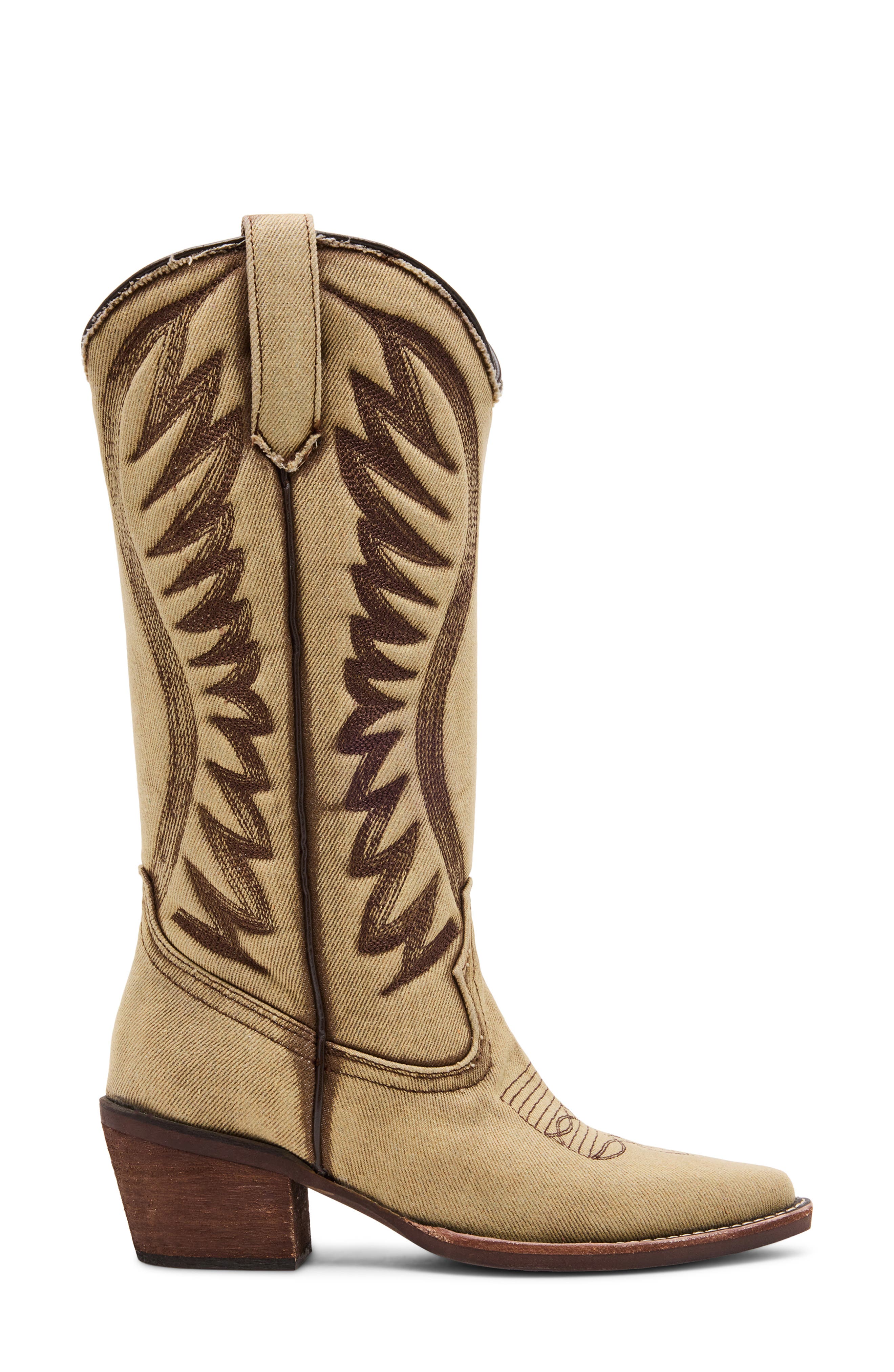 Steve Madden Albany Western Boot, Alternate, color, Khaki Multi