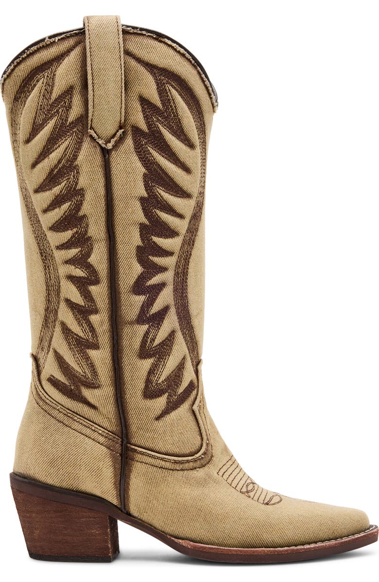 Steve Madden Albany Western Boot, Alternate, color, Khaki Multi