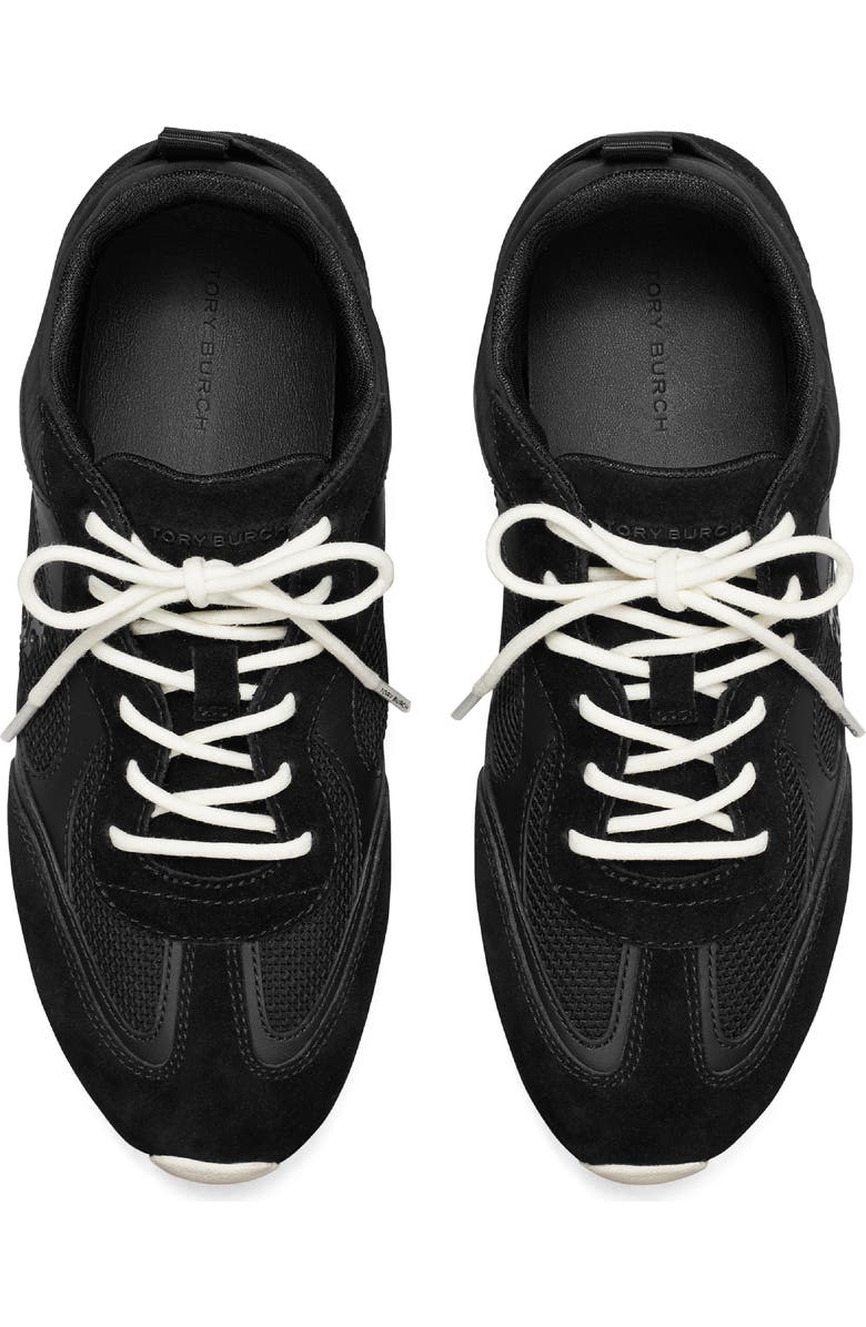 Tory Burch Field Sneaker, Alternate, color, Perfect Black