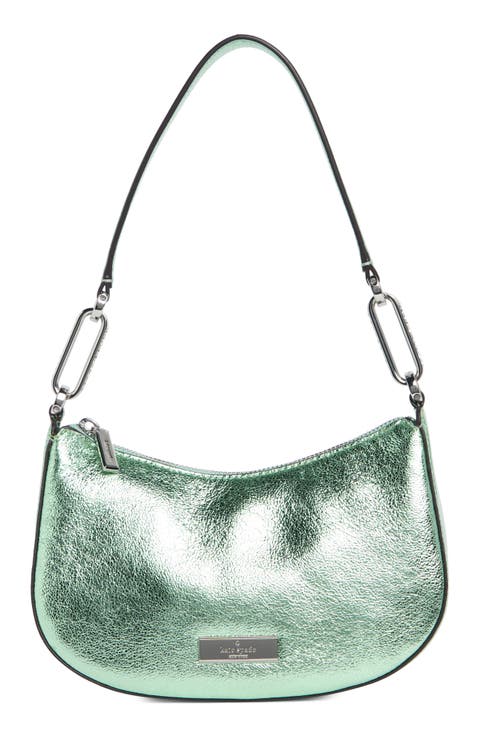 nina metallic shoulder bag