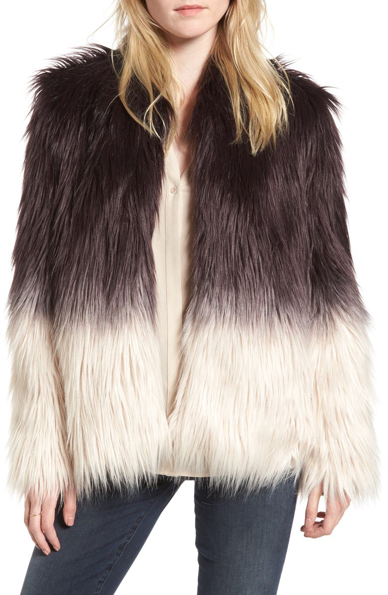 Chelsea28 Faux Fur Jacket, Main, color, 