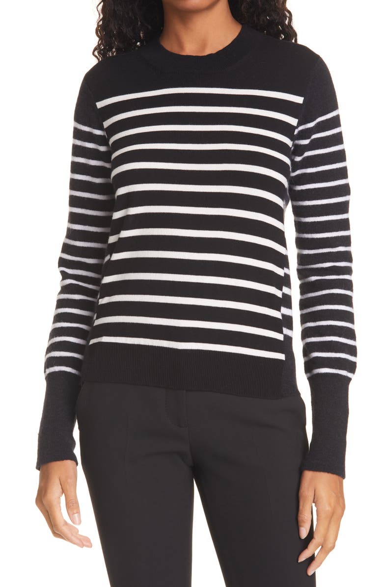 La Ligne Stripe Crewneck Sweater, Main, color, 