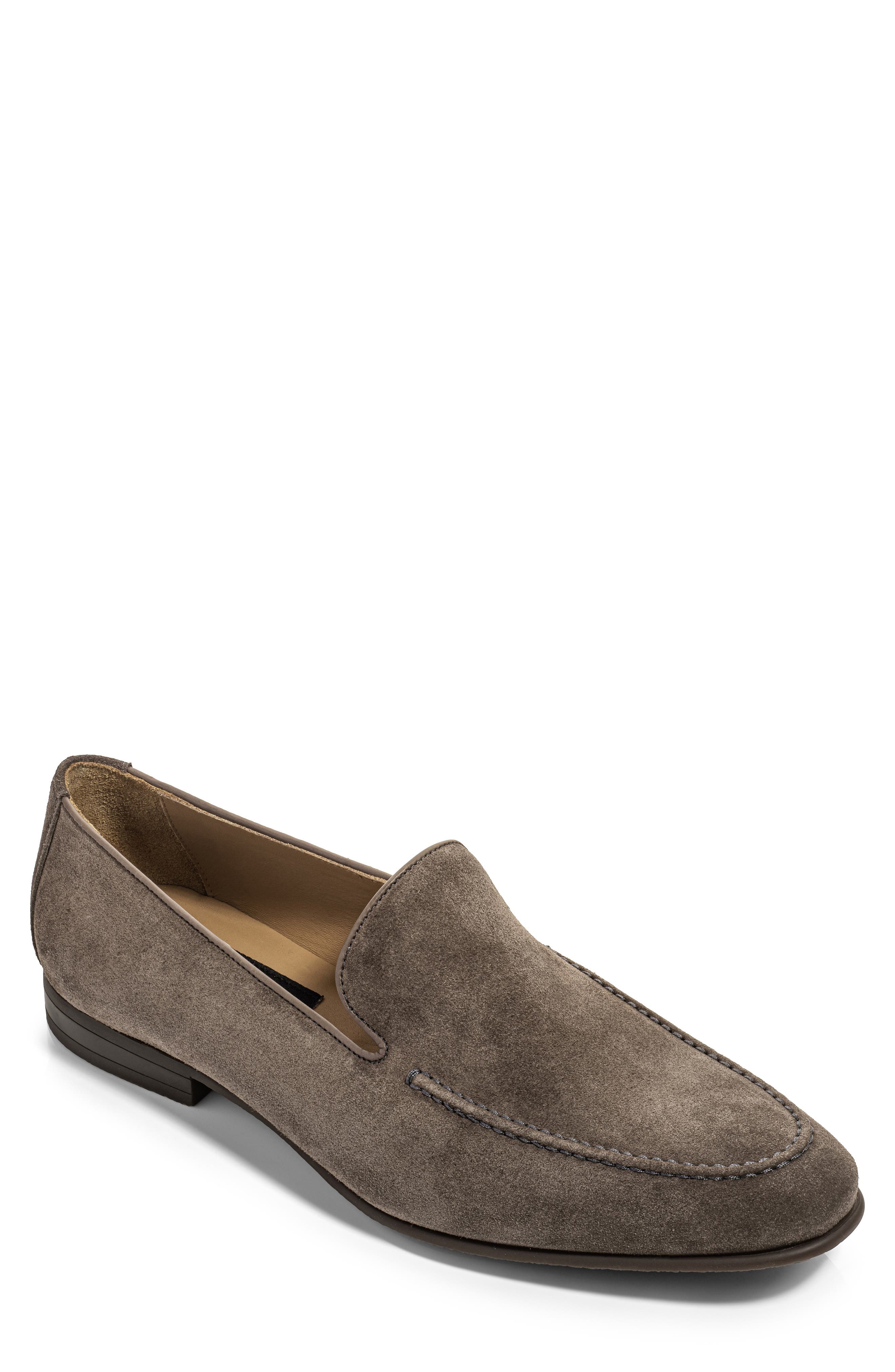 TO BOOT NEW YORK Sonoma Suede Loafer, Main, color, Grey