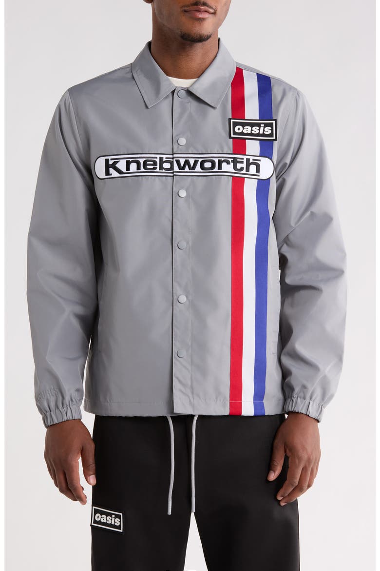 x Oasis Supersonic Shirt Jacket, Alternate, color, STEEL