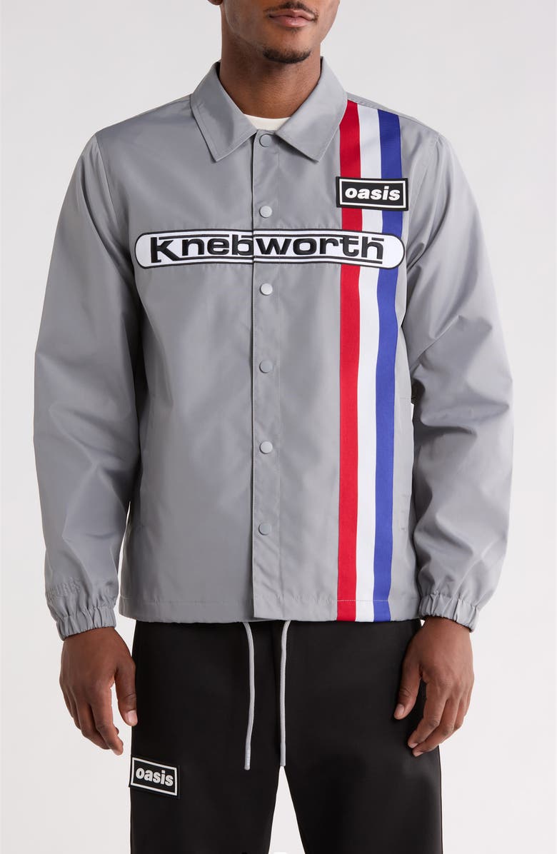 PLEASURES Supersonic Shirt Jacket, Alternate, color, Steel