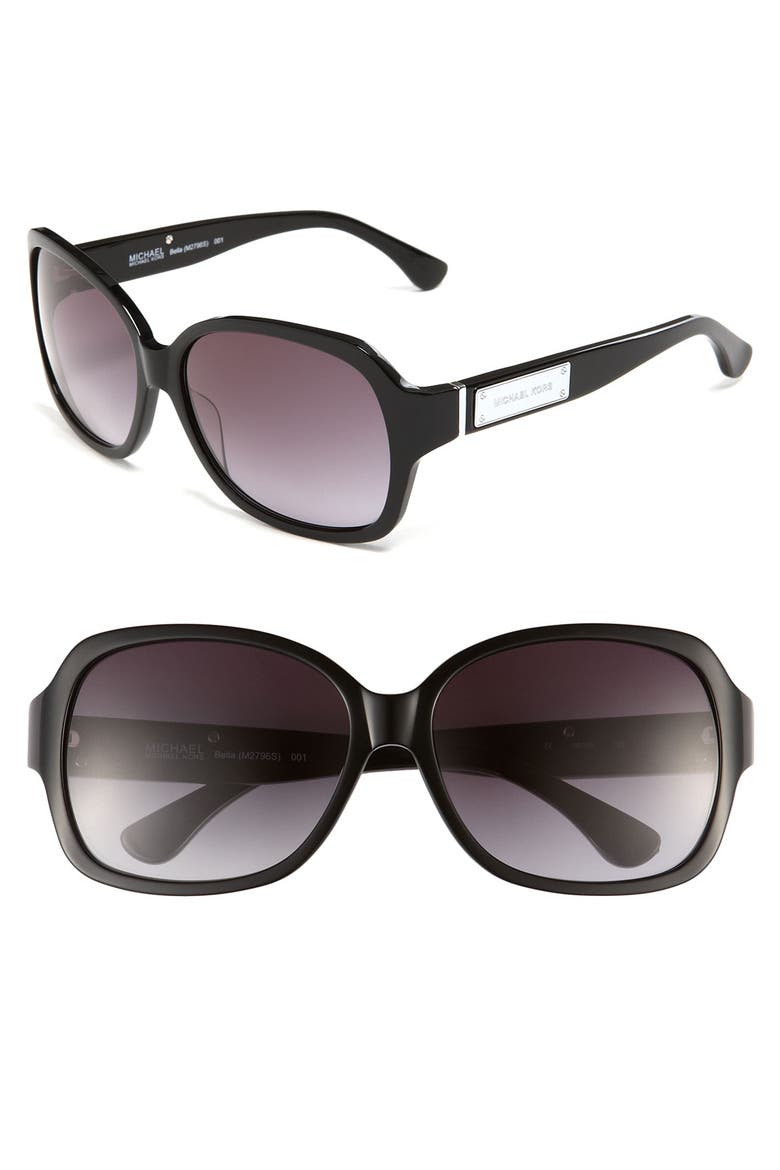 'Classic' 58mm Sunglasses, Main, color, Black/ Smoke Gradient
