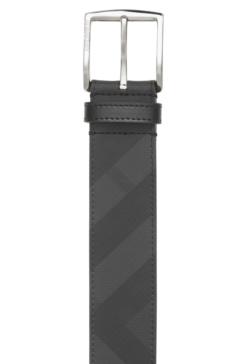 London Check Belt, Alternate, color, DARK CHARCOAL/ BLACK